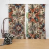 Moroccan Floral Pattern Curtain