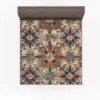 Moroccan Floral Pattern Fitted Sheet