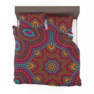 Moroccan Geometric Batik Pattern Bedding Set 2