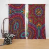 Moroccan Geometric Batik Pattern Curtain