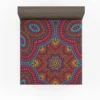 Moroccan Geometric Batik Pattern Fitted Sheet