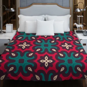 Moroccan Geometrics Artwork Duvet Cover