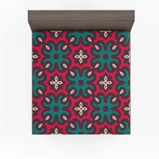 Moroccan Geometrics Artwork Fitted Sheet