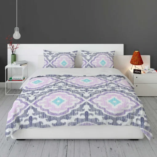 Moroccan Ikat Eccentric Design Bedding Set 1