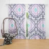 Moroccan Ikat Eccentric Design Curtain