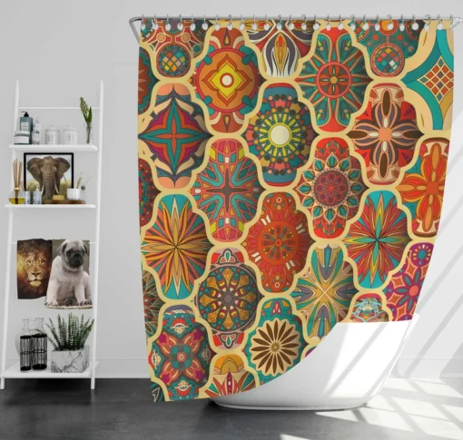 Moroccan Royal Prints Shower Curtain