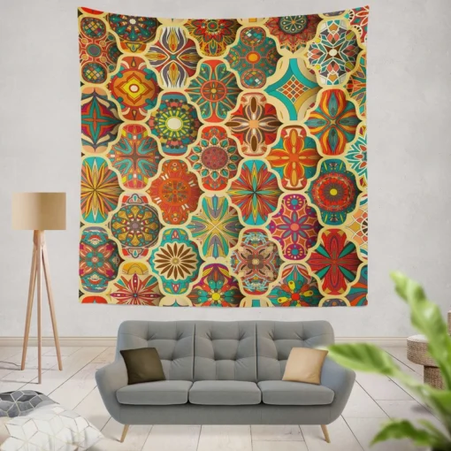 Moroccan Royal Prints Wall Tapestry