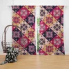 Moroccan Style Floral Pattern Curtain