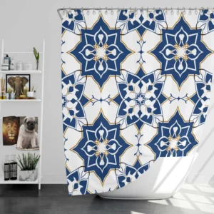 Moroccan Traditional Design Shower Curtain