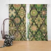 Moroccan Whild Green Pattern Curtain