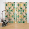 Morocco Yellow Green Nature Pattern Curtain