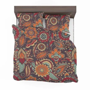 Motley Oriental Paisley Design Bedding Set 2