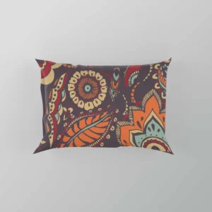 Motley Oriental Paisley Design Pillow Case