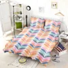 Multi Chevron Petal Zigzag Bedding Set