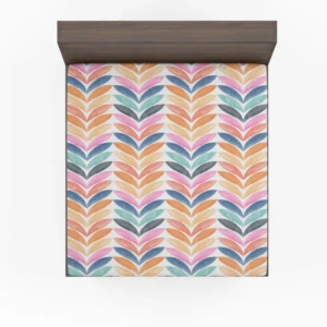 Multi Chevron Petal Zigzag Fitted Sheet