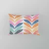 Multi Chevron Petal Zigzag Pillow Case