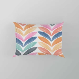 Multi Chevron Petal Zigzag Pillow Case