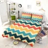 Multi Colored Zigzag Desing Bedding Set