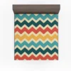 Multi Colored Zigzag Desing Fitted Sheet