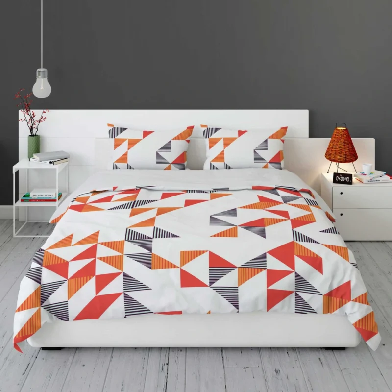 Multicolor Geometric Triangle Bedding Set 1