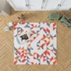 Multicolor Geometric Triangle Rug