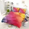 Multicolored Diamond Polygon Bedding Set