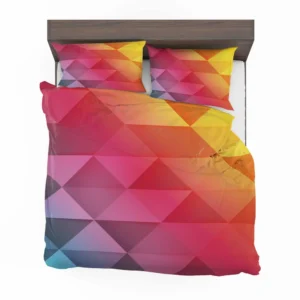 Multicolored Diamond Polygon Bedding Set 2