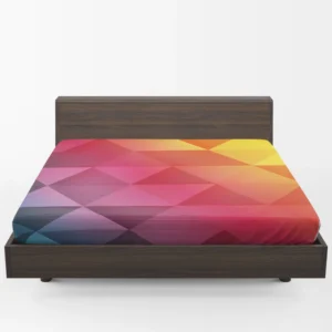 Multicolored Diamond Polygon Fitted Sheet 1