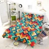 Multicolored Tribal Geometrics Bedding Set