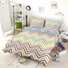 Multicolored Zigzag Lines Design Bedding Set