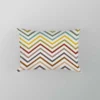 Multicolored Zigzag Lines Design Pillow Case