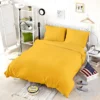 Mustard Yellow Solid Color Bedding Set