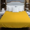 Mustard Yellow Solid Color Duvet Cover