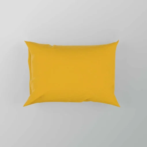 Mustard Yellow Solid Color Pillow Case