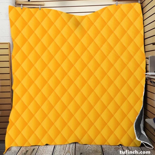 Mustard Yellow Solid Color Quilt Blanket