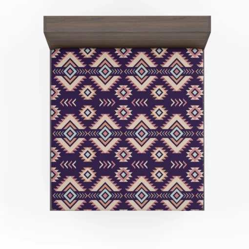 Native Ethnic Tribal Pattern Fitted Sheet