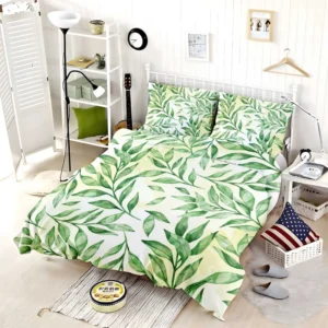 Nature Foliage Leaves Bedding Set