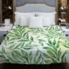 Nature Foliage Leaves Duvet Cover