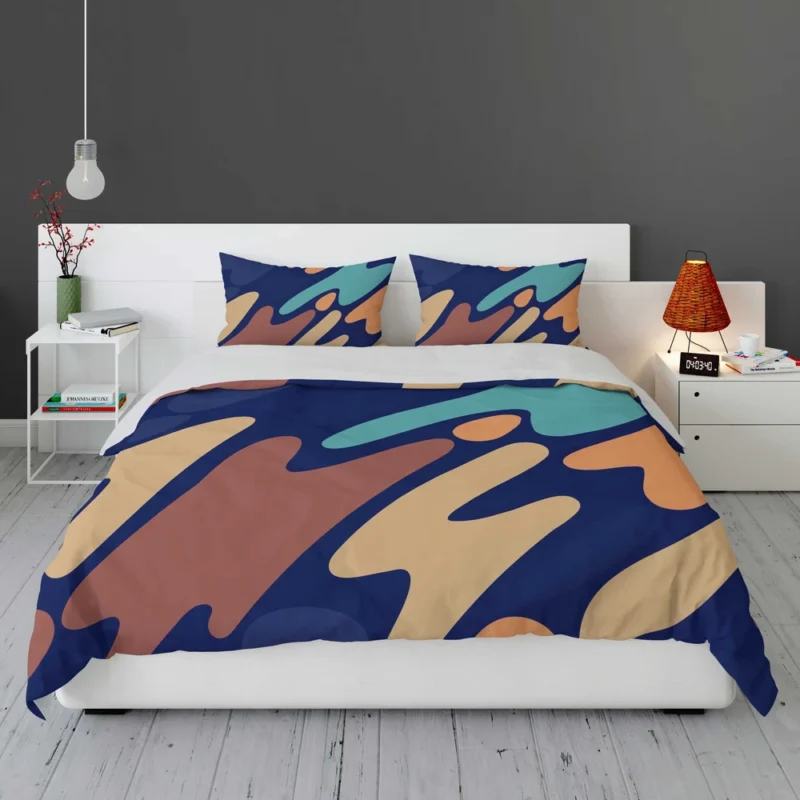 Nature-inspired Camouflage Pattern Bedding Set 1