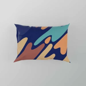 Nature-inspired Camouflage Pattern Pillow Case