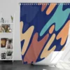 Nature-inspired Camouflage Pattern Shower Curtain