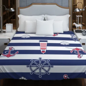 Nautical Heritage Nautical Design Duvet Cover