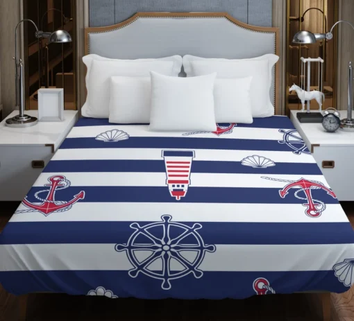 Nautical Heritage Nautical Design Duvet Cover