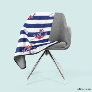 Nautical Heritage Nautical Design Fleece Blanket 2