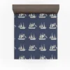 Nautical Sailboat Pattern Fitted Sheet