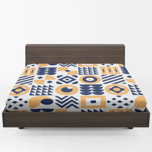 Neo Modernism Artwork Fitted Sheet 1