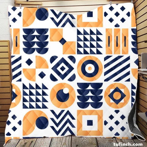 Neo Modernism Artwork Quilt Blanket