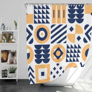 Neo Modernism Artwork Shower Curtain