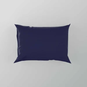 Night Blue Solid Color Pillow Case