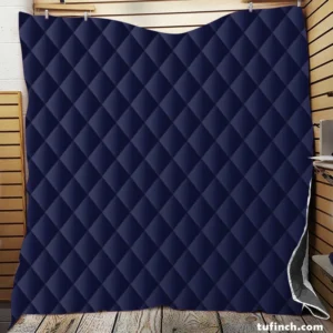 Night Blue Solid Color Quilt Blanket